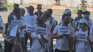 小草集結北檢抗議！齊喊相信清白柯Ｐ加油　現場人潮曝光
