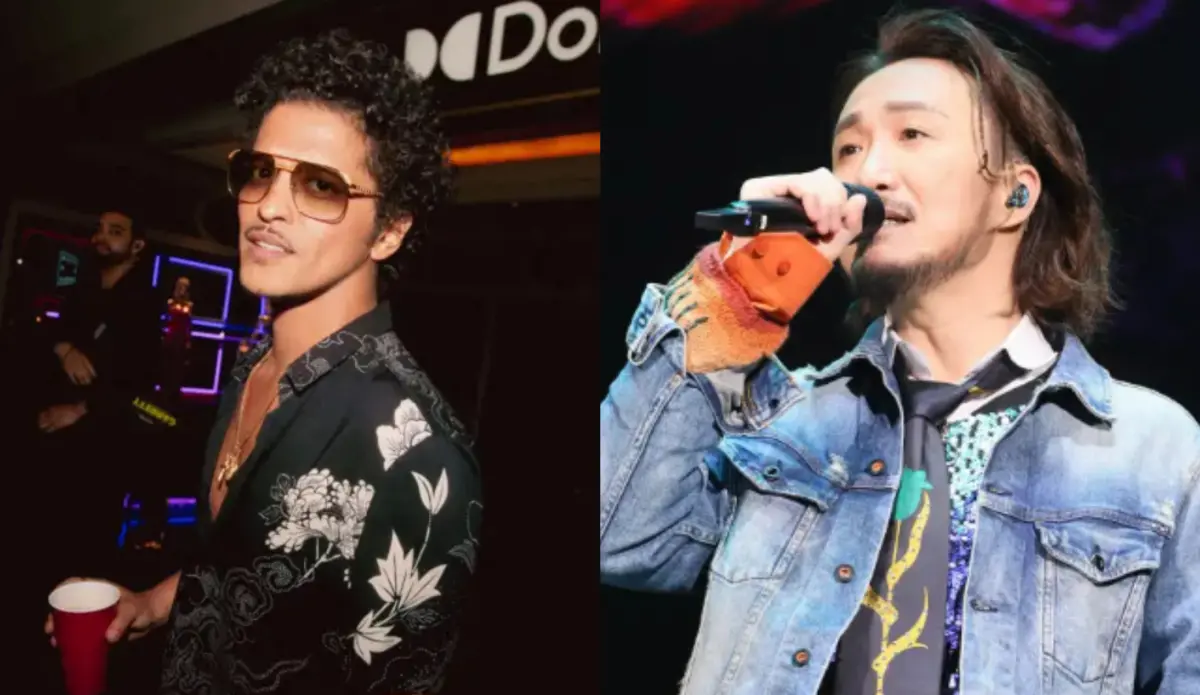 ▲ 火星人布魯諾（左）將在9月初攻上高雄世運主場館，鄭中基（右）這次來台開唱後將暫退歌壇。（圖／火星人布魯諾X、寬宏藝術提供）