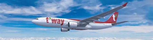 德威航空降落桃機！驚傳「輪胎突掉落」　北跑道暫時關閉全面檢查
