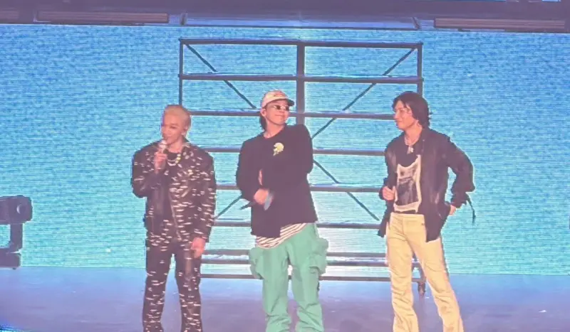 ▲歷經兩位成員退團的BIGBANG目前以GD、大聲、太陽3人體制活動,感情融洽的他們也會為彼此宣傳。(圖/小紅書)