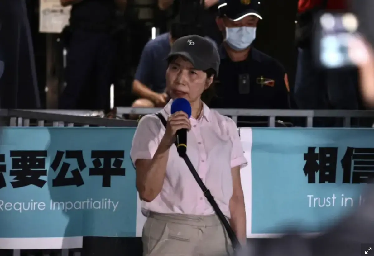 ▲稱「聖母瑪麗亞是代理孕母」挨轟，立委陳昭姿道歉。（圖／記者朱永強攝）