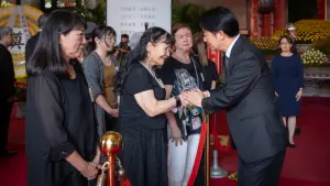 ▲賴清德赴忠烈祠主持「中華民國113年秋祭忠烈殉職人員典禮」。（圖／總統府提供）