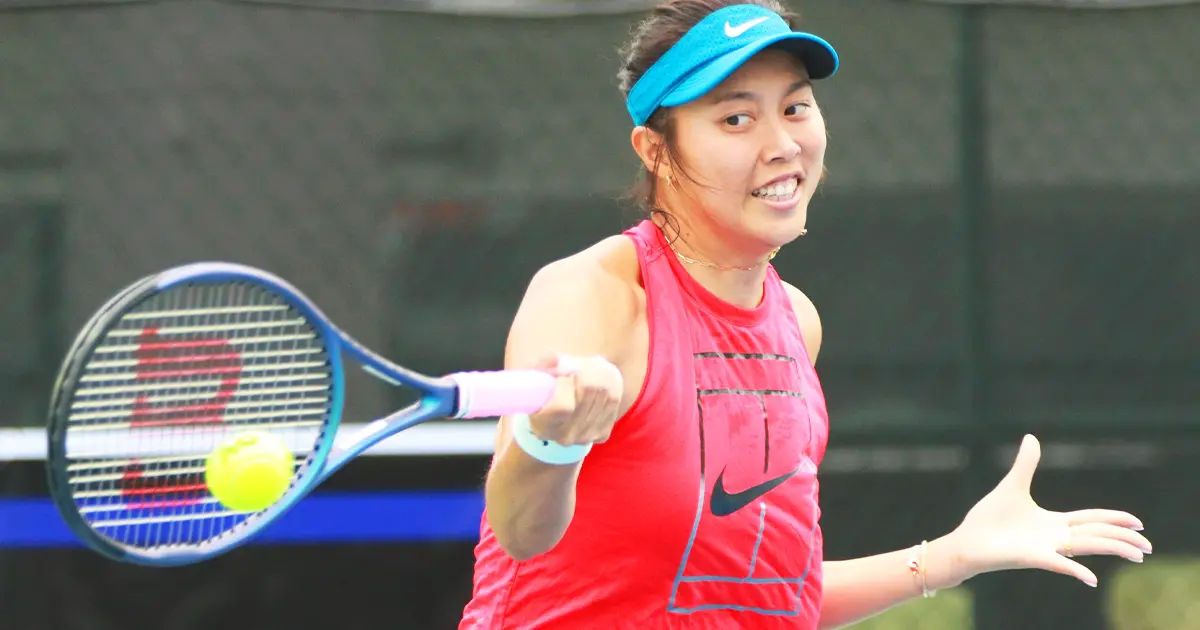 ▲詹皓晴不敵澳網亞軍！女雙4強止步仍寫個人最佳。（圖／四維體育推廣教育基金會提供）