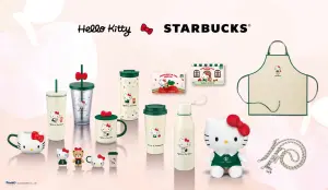 星巴克Hello Kitty聯名9/10開賣！杯緣子、手機掛繩超可愛必搶
