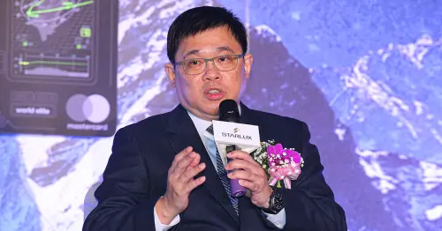 ▲星宇航空董事長張國煒，前身是長榮航空董事長，在離開長榮集團後，打造一間屬於台灣獨一無二的「精品航空公司」。（圖／記者葉政勳攝）