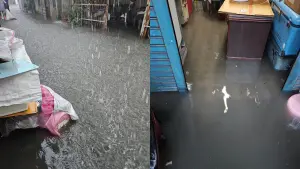 快訊／國家警報響了！台南暴雨一級淹水警戒　永康時雨量破71毫米
