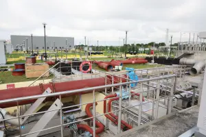 ▲永康水資源回收中心及再生水廠興建,將原先水資源回收中心排放至承受水體之放流水回收再利用,並供應南部科學園區之高科技產業用水使用。(圖/南市府提供) ▲永康水資源回收中心及再生水廠興建,將原先水資源回收中心排放至承受水體之放流水回收再利用,並供應南部科學園區之高科技產業用水使用。(圖/南市府提供)