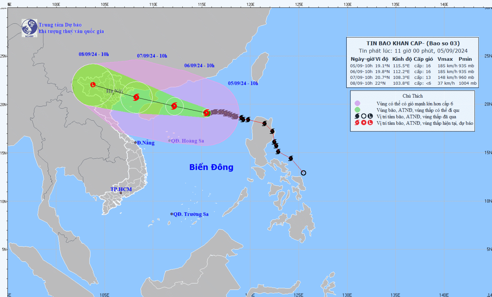 ▲（圖／翻攝自越南中央水文氣象預報中心網站）