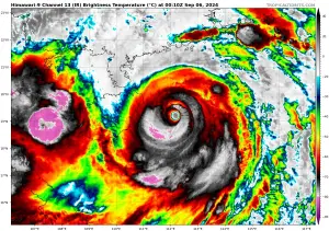 香港、中國天氣危險了！摩羯颱風又大又強　「4地區」風雨最劇烈
