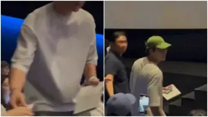 池昌旭簽名卻變「小偷」!順手拿走筆記本粉絲笑翻 ▲池昌旭簽名卻變「小偷」!順手拿走筆記本粉絲笑翻(圖/X@HenryKim957167)