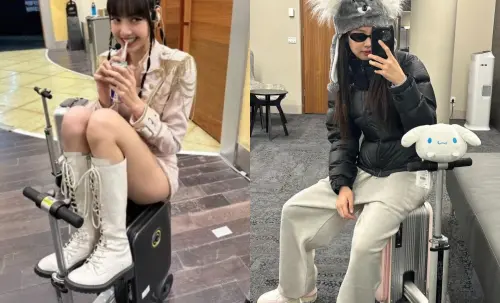 ▲電動行李箱被韓國女子天BlackPink成員在演唱會中騎乘亮相,瞬間成為大批粉絲爭相購入的潮流商品。(圖/IG@ALALALISA_M、@JENNIERUBYJANE) ▲電動行李箱被韓國女子天團BlackPink成員在演唱會中騎乘亮相,瞬間成為大批粉絲爭相購入的潮流商品。(圖/IG@ALALALISA_M、@JENNIERUBYJANE)