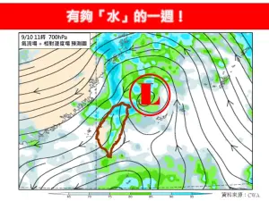 ▲專家指出，低壓帶內環境不穩定，海溫、風切小提供颱風發展的溫床。（圖／林老師氣象站）