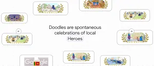 ▲Google在帕運期間推出不同Doodle主題應援運動項目。(圖/Google) ▲Google在帕運期間推出不同Doodle主題應援運動項目。(圖/Google)