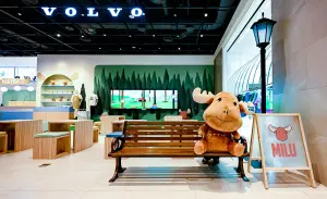 ▲VOLVO MILU FIKA期間限定咖啡館，營造北歐愜意休閒時光。（圖／VOLVO提供）