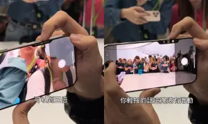 ▲iPhone 16系列新增「相機控制」功能，可以快速打開相機，並透過手指進行各項拍攝相關操作。（圖／Joeman IG）