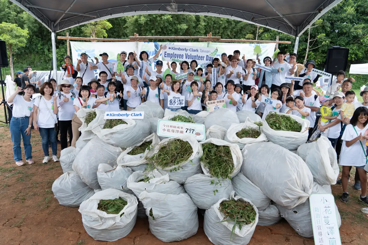 特企／剷除生態綠癌 舒潔品牌製造商號召百人志工團守護台灣森林