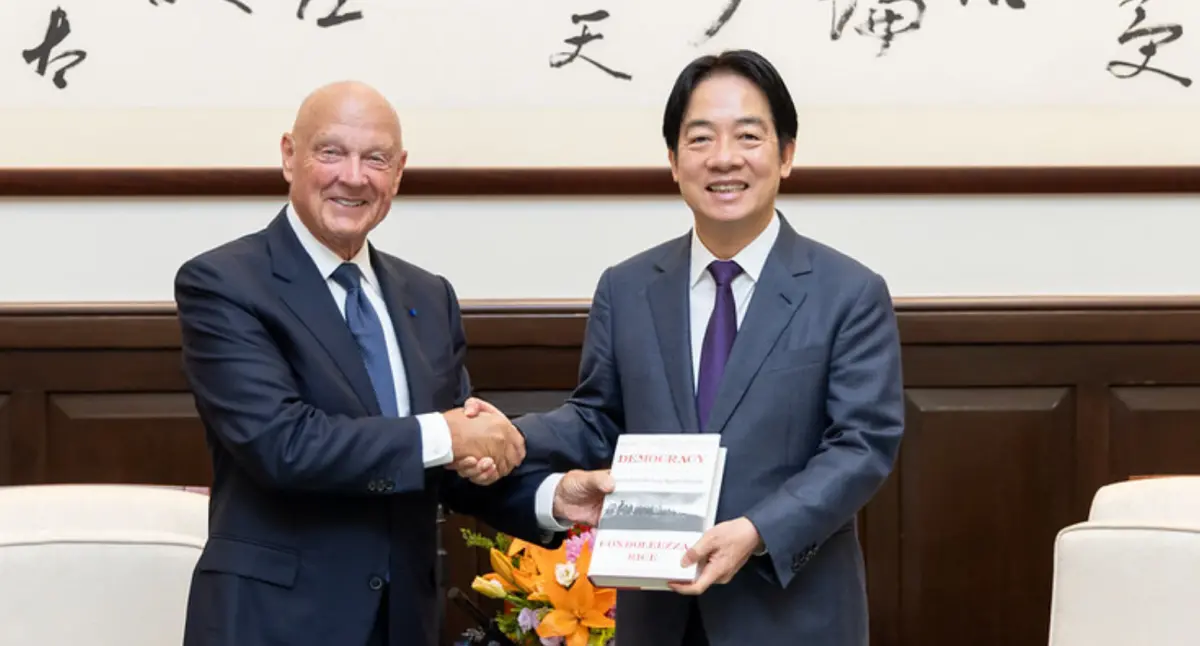 ▲賴清德今接見美國史丹福大學胡佛研究所「台灣在印太地區」計畫學者訪問團。（圖／總統府提供）