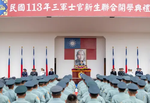 首度主持三軍士官新生開學　賴清德提三點勉勵：政府會做靠山
