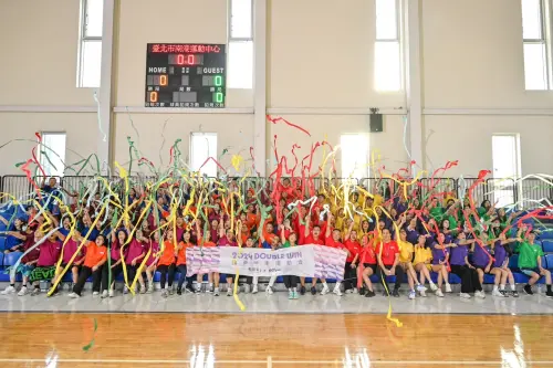 ▲ 「2024強強聯手運動會」結業式以繽紛五色彩帶為賽事畫上完美句點。（圖／戰國策傳播集團提供）