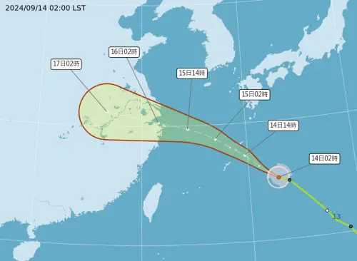 中秋節烤肉「2地區會下雨」！最新颱風動態　葡萄桑生成時間曝光
