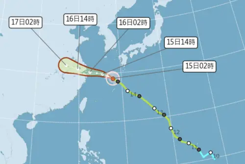 貝碧佳轉中度颱風！今天路徑「最靠近台灣」　吳德榮揭中秋節天氣
