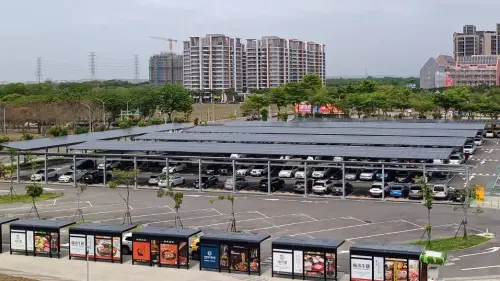 ▲太陽能板,停車場,太陽能,台中。（示意圖／記者陳韋帆攝）