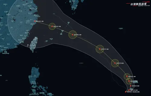 熱帶低氣壓生成！氣象署：明天將成「葡萄桑颱風」　最新路徑出爐
