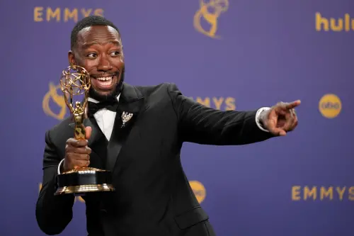 ▲拉蒙尼莫里斯（Lamorne Morris）憑黑色喜劇《冰血暴》，許奪最佳有限影集或電視電影男配角獎。（圖／美聯社）