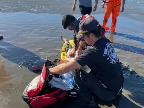 新竹新豐海水浴場戲水！2越南移工驚傳溺水意外　1死1命危搶救中
