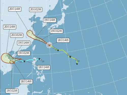 熱帶性低氣壓出現！氣象署：最快明生成颱風　最新預估路徑出爐
