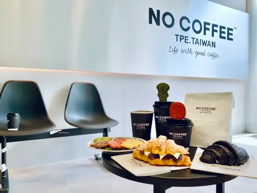 ▲福岡潮流咖啡NO COFFEE來台灣，台灣首店插旗捷運中山站。（圖／記者蕭涵云攝）