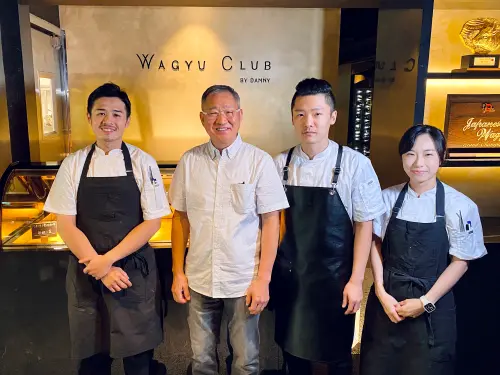 ▲「WAGYU CLUB和牛俱樂部」團隊。（圖／記者蕭涵云攝）