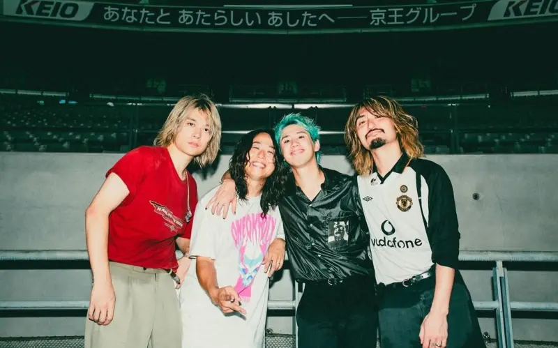 ▲日本天團ONE OK ROCK成員Toru（左起）、Tomoya、Taka、Ryota將在高雄國家體育場（世運主場）開唱。（圖／Taka IG）