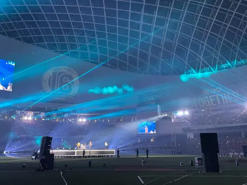 ▲五月天為周思齊引退演出,堪稱是中職史上最強表演。(圖/讀者提供) ▲五月天為周思齊引退演出,堪稱是中職史上最強表演。(圖/讀者提供)