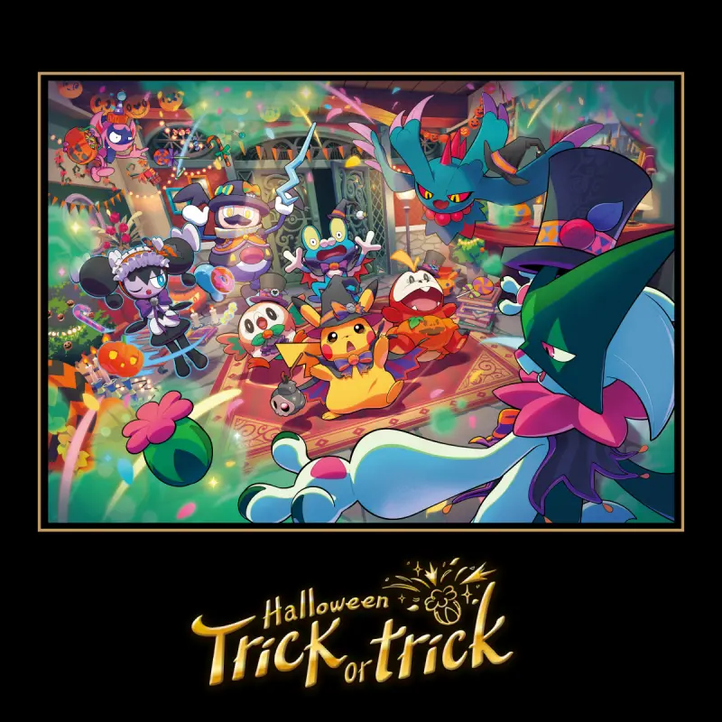 ▲以萬聖節為主題的商品「Halloween Trick or trick」將在9月28日（週六）於台灣寶可夢中心登場。（圖／寶可夢台灣臉書）