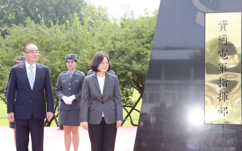 ▲中國官媒《央視》指控台灣資通電軍駭客攻擊中港澳,立委沈伯洋則認為根本毫無證據,認為中國是要藉此威脅恫嚇國軍。(圖/翻攝自國防部發言人臉書)