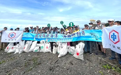 ▲屏南產業園區區內廠商中鋼碳素化學公司屏南廠員工及眷屬踴躍參與。(圖／中鋼碳素化學公司提供)