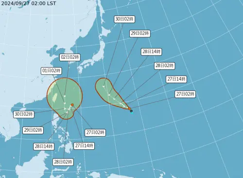 山陀兒颱風估明生成！雙颱共舞2地降雨最猛　鄭明典：很靠近台灣
