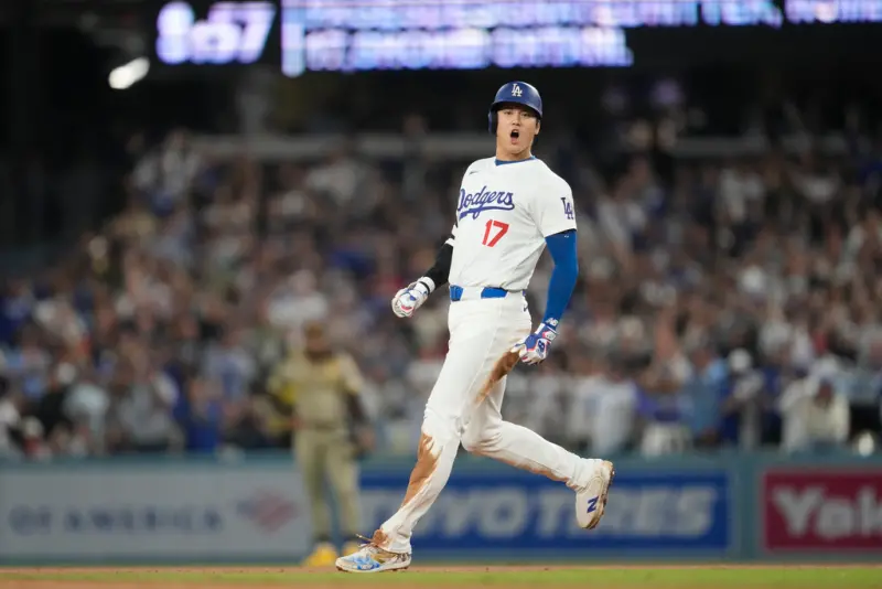 大谷翔平連2戰敲勝利打點超威！道奇7：2教士　國聯西區封王3連霸