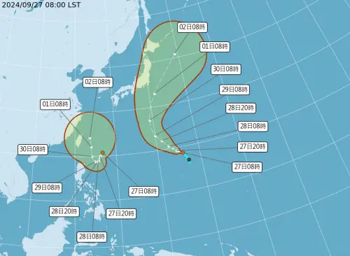 快訊／燕子颱風生成了！最新路徑「對台影響」　山陀兒最快今誕生
