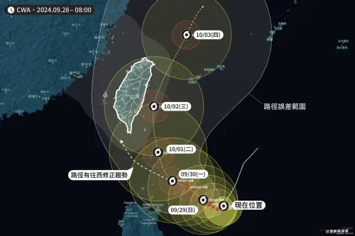 山陀兒路徑又往台灣靠！貼東部北上「有登陸機會」　影響時間拉長
