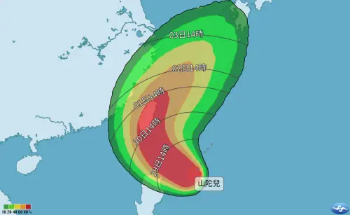 山陀兒颱風「最新暴風侵襲機率」出爐！台灣本島全破80%、恆春94%
