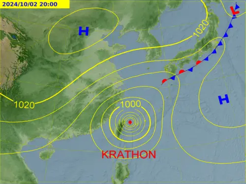 ▲賈新興指出，北方的高空槽線對山陀兒颱風路徑有直接影響，若建立的狀況好，能讓台灣儘早脫離颱風影響。（圖／中央氣象署）