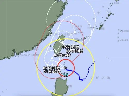 山陀兒還在增強！日本氣象廳：已升大型強烈颱風　最新路徑預測曝
