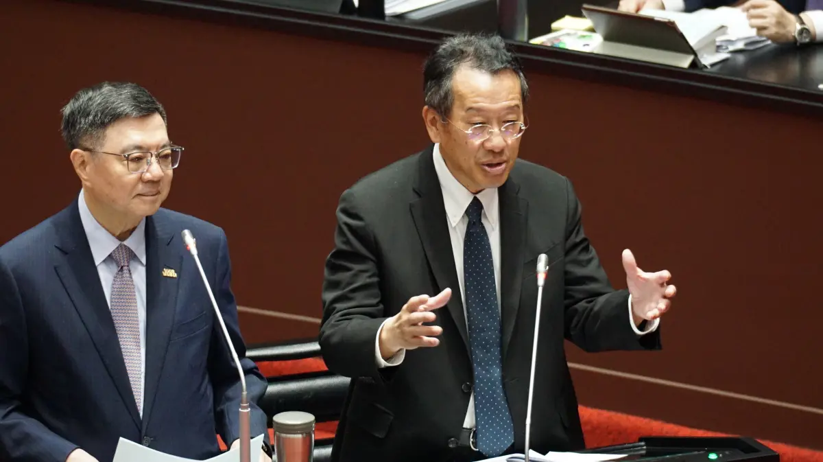 ▲賴清德被爆罵將官，顧立雄坦言，賴當時確實有提醒，按照軍人禮節，應該注意一下。（圖／記者呂烱昌攝，2024.10.01）