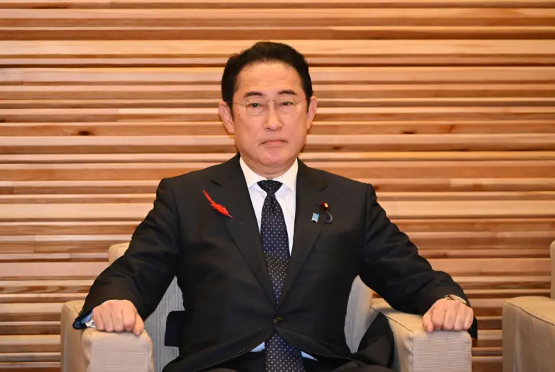 ▲日本首相岸田文雄1日上午率全員內閣總辭，結束自身近3年的首相生涯。（圖／美聯社／達志影像）