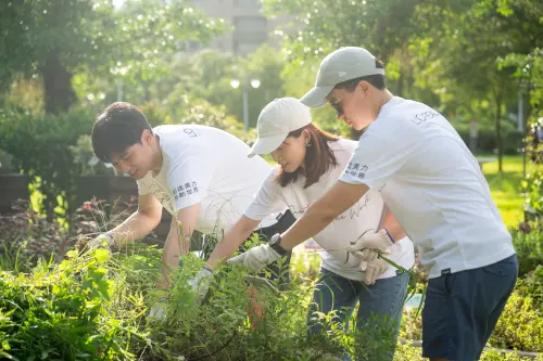 ▲台灣萊雅延續與錫瑠環境綠化基金會共同推動的「台灣萊雅象山公園生態專案」(My BEST Garden)，種下18種原生植物，並進行長期維護，延續企業承諾。（圖／品牌提供）