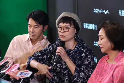 李李仁出席金鐘茶會。(圖/記者嚴俊強攝) ▲李李仁出席金鐘茶會。(圖/記者嚴俊強攝)