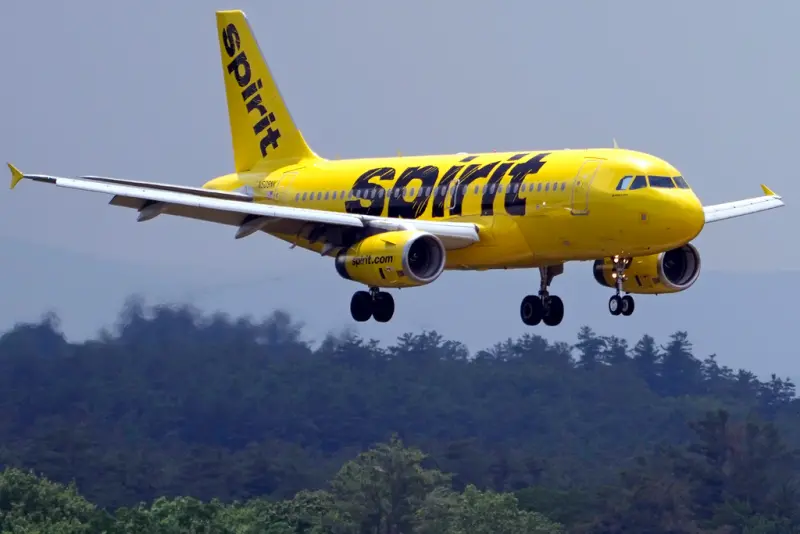 ▲美國廉價航空公司精神航空(Spirit Airlines)陷入嚴重財務困境。(圖/美聯社/達志影像)