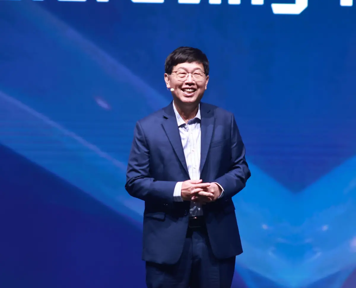 ▲劉揚偉表示，鴻海已經與美國客戶展開多項在美生產合作計畫。（圖／記者吳翊緁攝影）